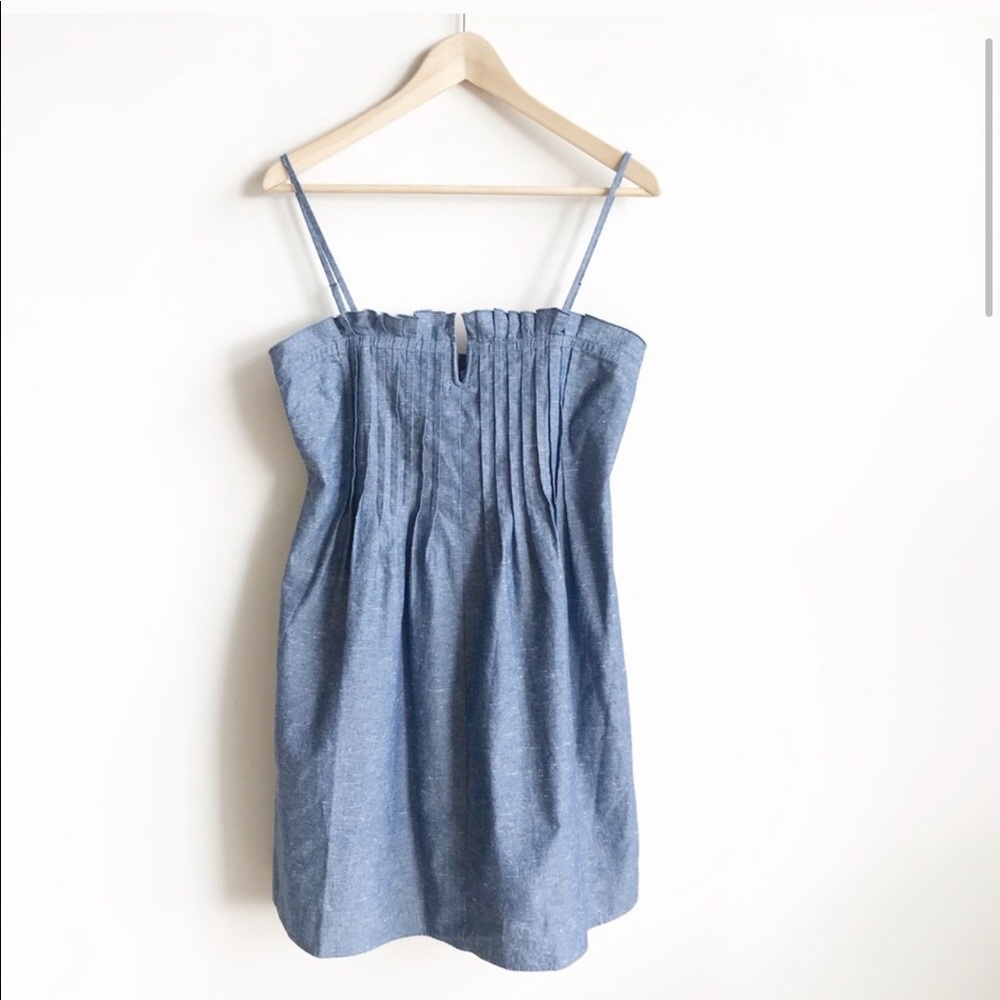 Madewell Denim Pintuck Camo Dress - Picture 4 of 8